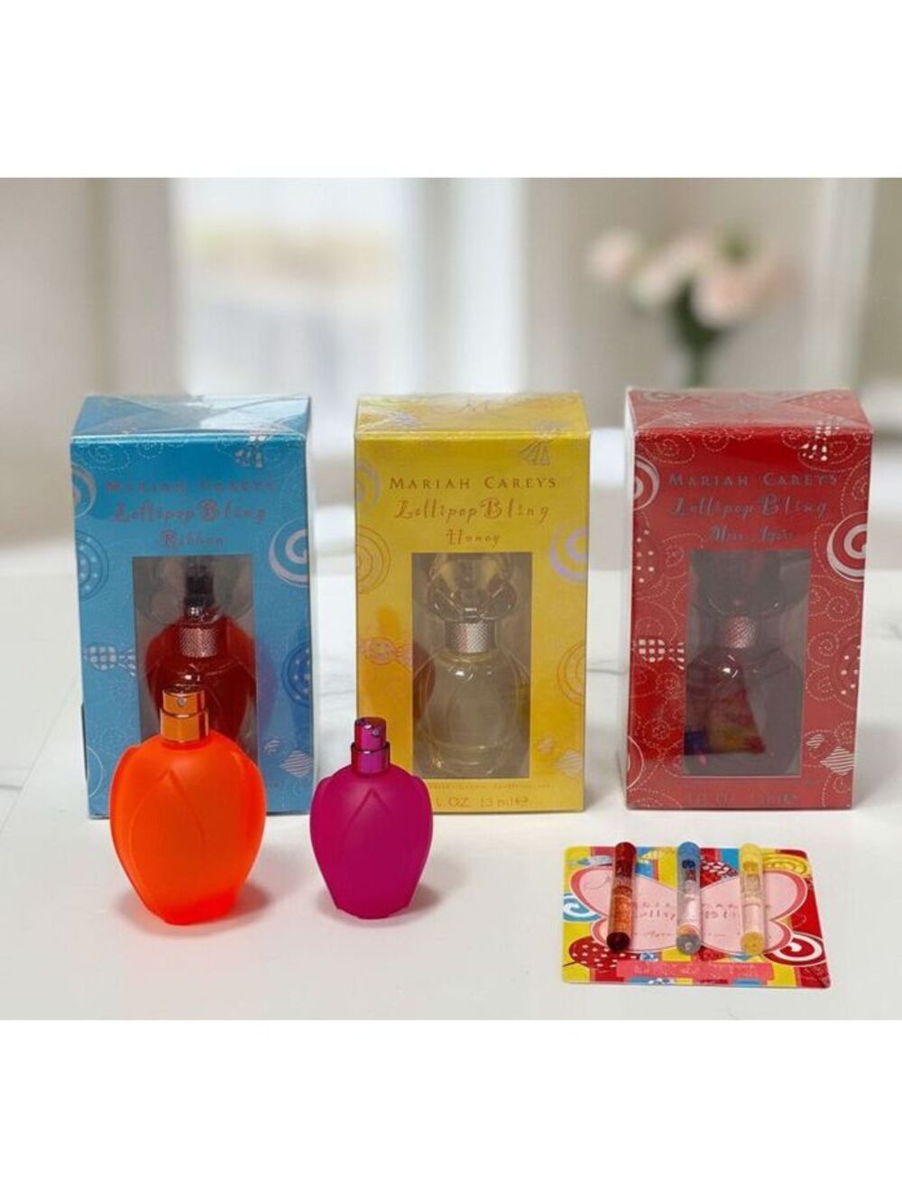 Mariah Carey's Lollipop Bling Eau de Parfum Spray Set - Ribbon, Honey, More Agan